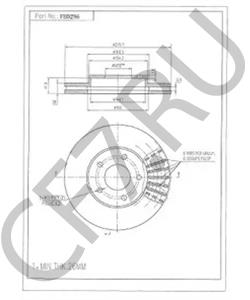 DF4744 ABG Тормозной диск в городе Королёв