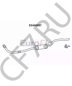 3800457 METROCAB Труба выхлопного газа в городе Королёв