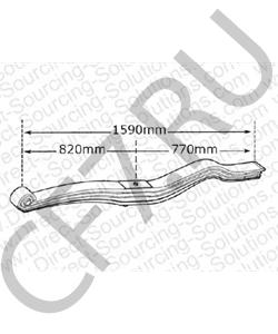 257877 VOLVO Рессорный лист в городе Королёв