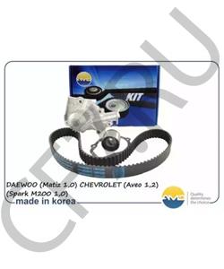 AMD.KITBR216 AMD Комплект ГРМ DAEWOO MATIZ 1,0 (ремень ГРМ +ролик+помпа) в городе Королёв