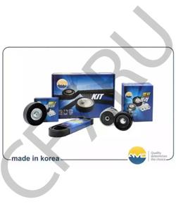 AMD.KITBR123 AMD К-кт ремня приводного(ремень+два ролика с натяжителем) (без конд.) HYUNDAI (Solaris RB) (1.4) (1.6) в городе Королёв