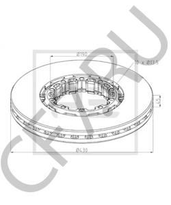 6 604 093 KÖGEL Тормозной диск в городе Королёв