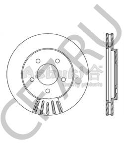 BS8316 OPTIMAL Снят, замена BS-8316HC Диск тормозной | перед прав/лев | в городе Королёв