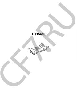 96 151 664 CITROËN Глушитель выхлопных газов конечный в городе Королёв