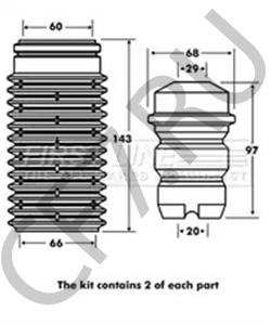 50334 SPARTA Домкрат гидравлический бутылочный, 8 т, h подъема 180-350 мм, Compact// Sparta в городе Королёв