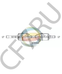 8981472452 ISUZU Приводной вал в городе Королёв