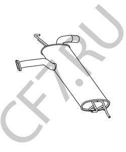 287001F120 MOBIS БАК ТОПЛИВНЫЙ в городе Королёв