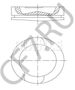 1300617 SAAB Поршень в городе Королёв