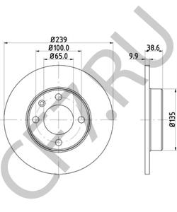 306150301811 MEGA Тормозной диск в городе Королёв