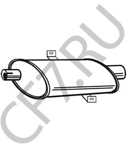 4487395 Chrysler Средний глушитель выхлопных газов в городе Королёв
