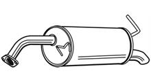 MOBIS глушитель / muffler assy-rear