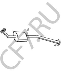 1419080A21 SUZUKI Предглушитель выхлопных газов в городе Королёв