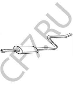 4544900315 SMART Средний глушитель выхлопных газов в городе Королёв