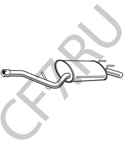 5278389 Chrysler Глушитель выхлопных газов конечный в городе Королёв