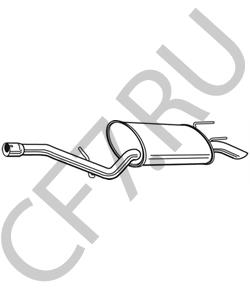 4764604AA Chrysler Глушитель выхлопных газов конечный в городе Королёв