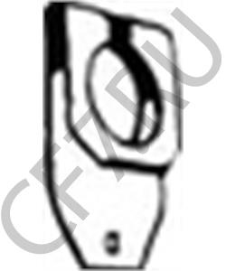 GEX7283 MORRIS Кронштейн, система выпуска ОГ в городе Королёв