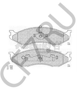 SP 181 PR ROVER/TRIUMPH/AUSTIN Комплект тормозных колодок, дисковый тормоз в городе Королёв