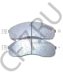 GDB3433 MULTICAR Комплект тормозных колодок, дисковый тормоз в городе Королёв