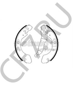 GS8748 MULTICAR Комплект тормозных колодок в городе Королёв