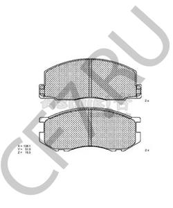 0986AB2049 BOSCH BP 2049 04465-27010 (Кол. для диск. тормозов ) в городе Королёв