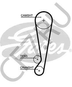 3721007081 Kap 372-1007081_РЕМЕНЬ ГРМ QQ 0.8 QQ 6 1.1 в городе Королёв
