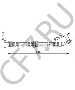 8-97134-829-0 ISUZU Тормозной шланг в городе Королёв