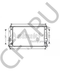 53002295 INTERNATIONAL HARV. Радиатор, охлаждение двигателя в городе Королёв