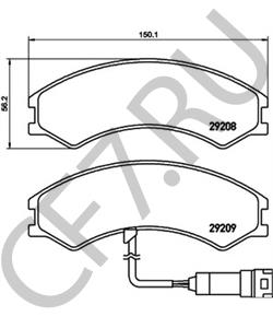 4013037 MULTICAR Комплект тормозных колодок, дисковый тормоз в городе Королёв