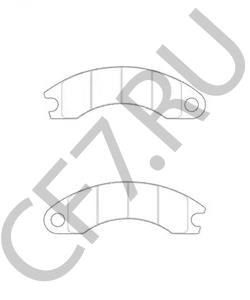 112768 ASTRA Комплект тормозных колодок, дисковый тормоз в городе Королёв