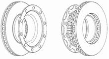 Shaft-Gear Диск тормозной BPW (430х45х160)