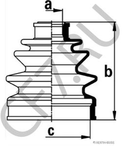 96273573 ЗавГар Пыльник привода CHEVROLET/DAEWOO Spark (05-) Matiz (98-) наружный "" в городе Королёв