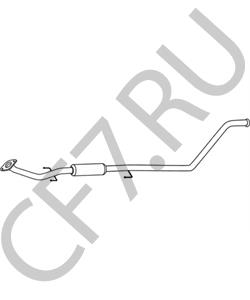 BM50145 BOLINDER MUNKTELL Средний глушитель выхлопных газов в городе Королёв