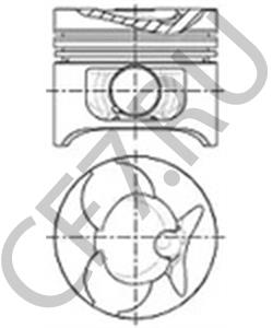 6010301817 SSANGYONG Поршень в городе Королёв