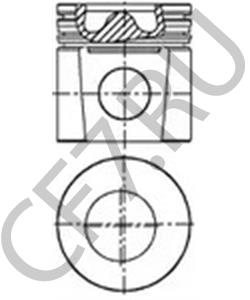 4115P015 Bodyparts Поршень б/колец STD, 1103/4 (бренд KL) в городе Королёв