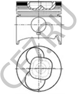 91141053 VAUXHALL Поршень в городе Королёв
