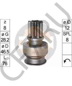 M191X16771 MFG Привод стартера оригинальный восстановленный в городе Королёв
