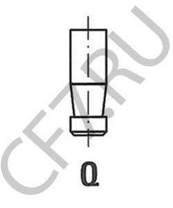 950505 ZETOR Впускной клапан в городе Королёв