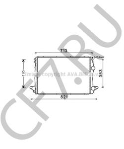 181097 MASERATI Радиатор, охлаждение двигателя в городе Королёв