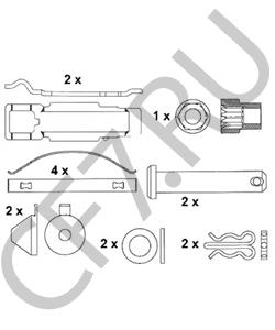 K002039 RUBERY-OWEN Комплект тормозных колодок, дисковый тормоз в городе Королёв