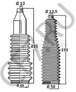 Q0012250V2002000000 SMART Пыльник, рулевое управление в городе Королёв
