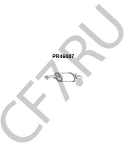 PW530185 PROTON Глушитель выхлопных газов конечный в городе Королёв