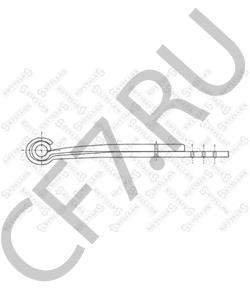 0508212160 BPW Многолистовая рессора в городе Королёв