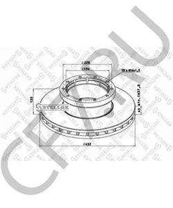 UN20400566 OPTARE Тормозной диск в городе Королёв