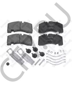 S0572930800 SAUER Колодки дисковые с ремкомплектом с вырезом под балку в городе Королёв