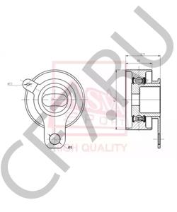 E030200005 EMGRAND (GEELY) Натяжной ролик, клиновой ремень в городе Королёв