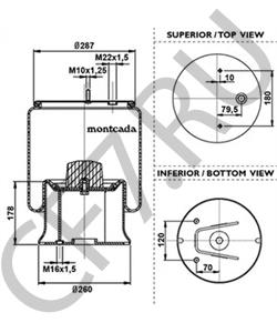112060 ROLFO Кожух пневматической рессоры в городе Королёв