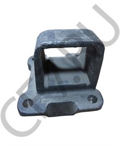 2401ZHS01A-042 DFM Кронштейн задней рессоры левый П-обр (белая кабина Dong Feng) 155х190 в городе Королёв