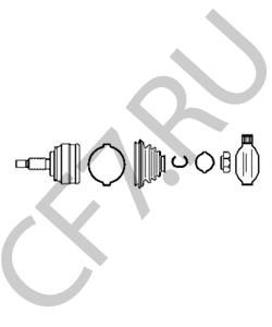 MB176866 OM Шарнирный комплект, приводной вал в городе Королёв