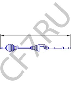 39100-71J10 AWD Приводной вал в городе Королёв