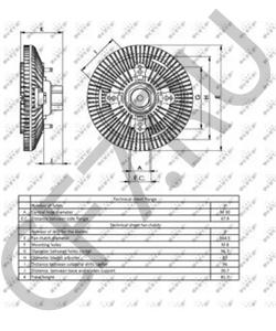 54614518 NEW HOLLAND Сцепление, вентилятор радиатора в городе Королёв